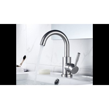 L1098-3 смеситель для раковины (Сатин)