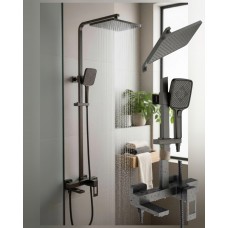 Душевая система Vivi Felice 0760 GUN METAL (Оружейная сталь)