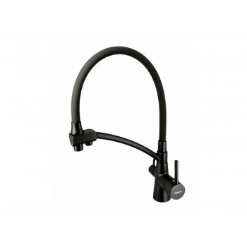 KK4855U-12 Смеситель для кухонной мойки с подключением фильтра питьевой воды и гибким силиконовым изливом KK4855U-12 Смеситель для кухонной мойки с подключением фильтра питьевой воды и гибким силиконовым изливом