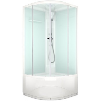 Душевая кабина Domani-SPA Delight 110 high / DS01D110HWM00 белый / сатин-матированное стекло (100х100 см.) Душевая кабина Domani-SPA Delight 110 high / DS01D110HWM00 белый / сатин-матированное стекло (100х100 см.)
