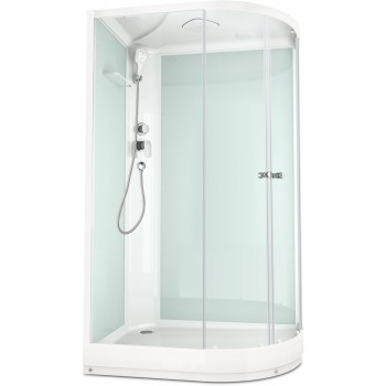 Душевая кабина Domani-SPA Delight 128 L / DS01D128LLWCl00 белый / прозрачное стекло (120х80 см.) Душевая кабина Domani-SPA Delight 128 L / DS01D128LLWCl00 белый / прозрачное стекло (120х80 см.)
