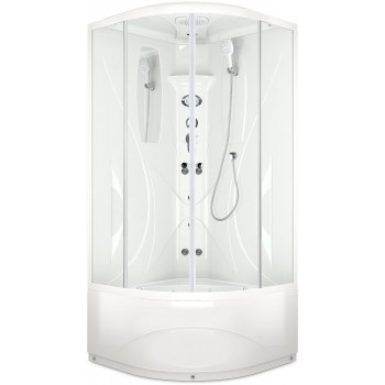 Душевая кабина Domani-SPA Elegance high / DS01E99HACl10 акриловая задняя стенка / прозрачное стекло (100х100 см.) Душевая кабина Domani-SPA Elegance high / DS01E99HACl10 акриловая задняя стенка / прозрачное стекло (100х100 см.)