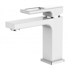 Смеситель для умывальника Gerhans K11027W, Белый-Хром Смеситель для умывальника Gerhans K11027W, Белый-Хром