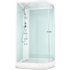 Душевая кабина Domani-SPA Delight 128 L / DS01D128LLWM10 белый / сатин-матированное стекло (120х80 см.) Душевая кабина Domani-SPA Delight 128 L / DS01D128LLWM10 белый / сатин-матированное стекло (120х80 см.)