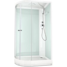 Душевая кабина Domani-SPA Delight 128 R / DS01D128RLWCl00 белый / прозрачное стекло (120х80 см.) Душевая кабина Domani-SPA Delight 128 R / DS01D128RLWCl00 белый / прозрачное стекло (120х80 см.)