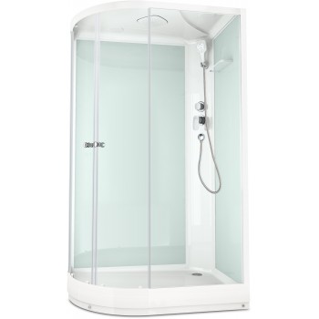 Душевая кабина Domani-SPA Delight 128 R / DS01D128RLWCl00 белый / прозрачное стекло (120х80 см.) Душевая кабина Domani-SPA Delight 128 R / DS01D128RLWCl00 белый / прозрачное стекло (120х80 см.)