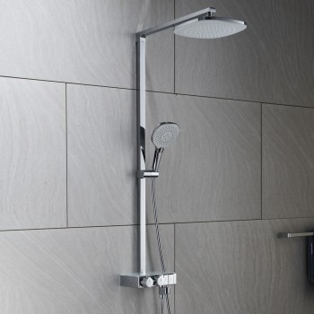 Душевая система с термостатом Black&White U7855 Душевая система с термостатом Black&White U7855