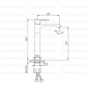 F1071-2 Смеситель для умывальника высокий Frap F1071-2 Смеситель для умывальника высокий Frap