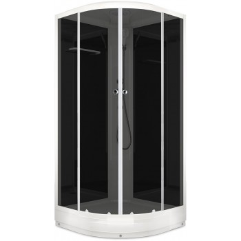 Душевая кабина Domani-SPA Delight 110 / DS01D110LBT00 черный / тонированное стекло (100х100 см.) Душевая кабина Domani-SPA Delight 110 / DS01D110LBT00 черный / тонированное стекло (100х100 см.)