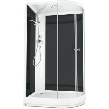 Душевая кабина Domani-SPA Delight 128 L / DS01D128LLBCl00 белый / сатин-матированное стекло (120х80 см.) Душевая кабина Domani-SPA Delight 128 L / DS01D128LLBCl00 белый / сатин-матированное стекло (120х80 см.)