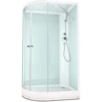 Душевая кабина Domani-SPA Delight 128 R / DS01D128RLWM10 белый / сатин-матированное стекло (120х80 см.) Душевая кабина Domani-SPA Delight 128 R / DS01D128RLWM10 белый / сатин-матированное стекло (120х80 см.)