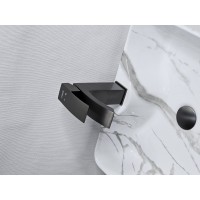 Смеситель для умывальника ViEiR V433511-G, с каскадным изливом, Оружейная сталь
