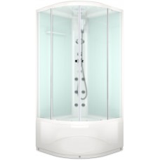 Душевая кабина Domani-SPA Delight 99 high / DS01D99HWM10 белый / сатин-матированное стекло (90х90 см.) Душевая кабина Domani-SPA Delight 99 high / DS01D99HWM10 белый / сатин-матированное стекло (90х90 см.)