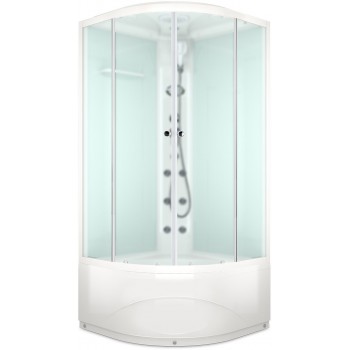 Душевая кабина Domani-SPA Delight 99 high / DS01D99HWM10 белый / сатин-матированное стекло (90х90 см.) Душевая кабина Domani-SPA Delight 99 high / DS01D99HWM10 белый / сатин-матированное стекло (90х90 см.)