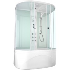 Душевая кабина Domani-SPA Neat high / DS01N158HWCl10 белый / прозрачное стекло (150х80 см.) Душевая кабина Domani-SPA Neat high / DS01N158HWCl10 белый / прозрачное стекло (150х80 см.)
