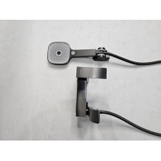 Смеситель для ванны ViEiR V433531-G, с поворотным каскадным изливом, Оружейная сталь