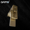 Смеситель для умывальника Gappo G1017-3 (Золотой-Сатин) Смеситель для умывальника Gappo G1017-3 (Золотой-Сатин)