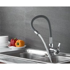 L4898-9 Смеситель для кухни Ledeme Серый гибк излив