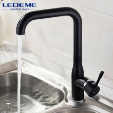 L4698B Смеситель для кухни Ledeme Черный