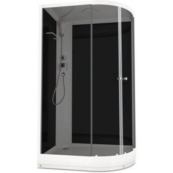 Душевая кабина Domani-SPA Delight 128 L / DS01D128LLBT00 черный / тонированное стекло (120х80 см.) Душевая кабина Domani-SPA Delight 128 L / DS01D128LLBT00 черный / тонированное стекло (120х80 см.)