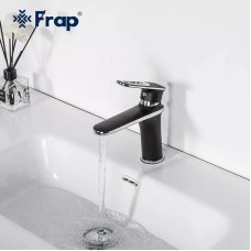 F1049-6 Смеситель для умывальника Frap (Черный/Хром) F1049-6 Смеситель для умывальника Frap (Черный/Хром)