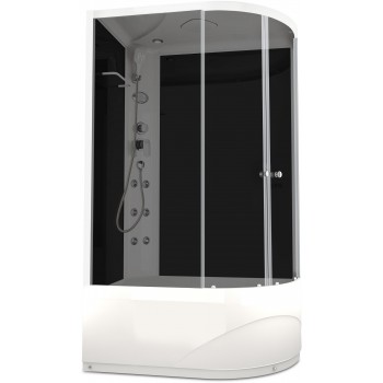 Душевая кабина Domani-SPA Delight 128 high L / DS01D128LHBT10 черный / тонированное стекло (120х80 см.) Душевая кабина Domani-SPA Delight 128 high L / DS01D128LHBT10 черный / тонированное стекло (120х80 см.)