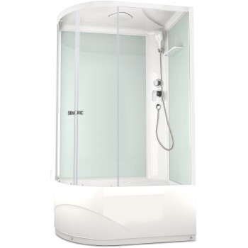 Душевая кабина Domani-SPA Delight 128 high R / DS01D128RHWCl00 белый / прозрачное стекло (120х80 см.) Душевая кабина Domani-SPA Delight 128 high R / DS01D128RHWCl00 белый / прозрачное стекло (120х80 см.)