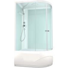 Душевая кабина Domani-SPA Delight 128 high L / DS01D128LHWM00 белый / сатин-матированное стекло (120х80 см.) Душевая кабина Domani-SPA Delight 128 high L / DS01D128LHWM00 белый / сатин-матированное стекло (120х80 см.)