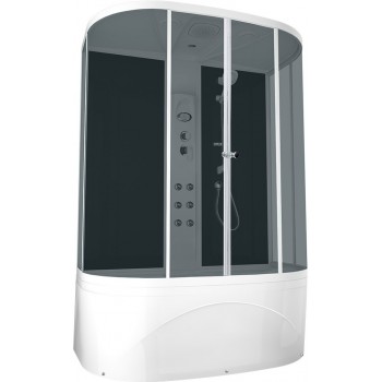 Душевая кабина Domani-SPA Neat high / DS01N158HBT10 черный / тонированное стекло (150х80 см.) Душевая кабина Domani-SPA Neat high / DS01N158HBT10 черный / тонированное стекло (150х80 см.)