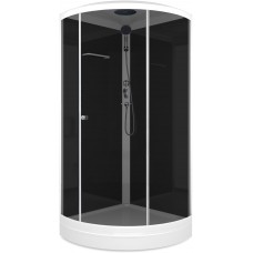 Душевая кабина Domani-SPA Simple 99 / DS01Sm99LBT00 черный / тонированное стекло (90х90 см.) Душевая кабина Domani-SPA Simple 99 / DS01Sm99LBT00 черный / тонированное стекло (90х90 см.)
