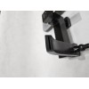 Смеситель для ванны ViEiR V433531-G, с поворотным каскадным изливом, Оружейная сталь