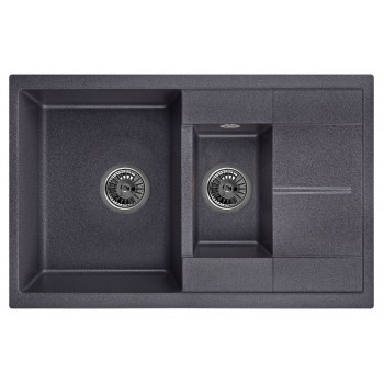 Кухонная мойка Granula GR-7802 (Черный) Кухонная мойка Granula GR-7802 (Черный)