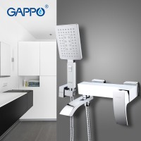 Смеситель для ванны Gappo G3207-8 (Белый) Смеситель для ванны Gappo G3207-8 (Белый)