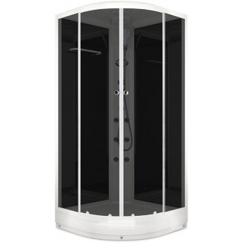 Душевая кабина Domani-SPA Delight 99 / DS01D99LBT10 черный / тонированное стекло (90х90 см.) Душевая кабина Domani-SPA Delight 99 / DS01D99LBT10 черный / тонированное стекло (90х90 см.)