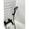 Смеситель для ванны ViEiR V343531-C, каскадный поворотный излив, Чёрный