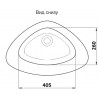 Умывальник CeramaLux 7472B