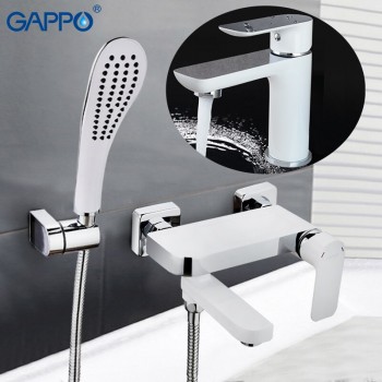 Смеситель для ванны Gappo G3248 (Белый) Смеситель для ванны Gappo G3248 (Белый)