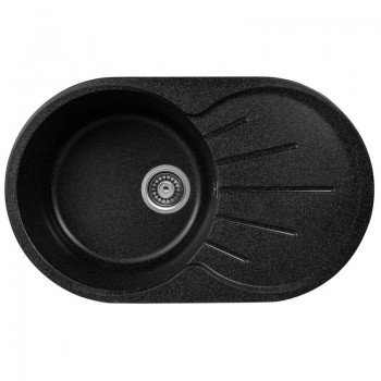 Мойка кухонная GERHANS А02 (черная) Мойка кухонная GERHANS А02 (черная)