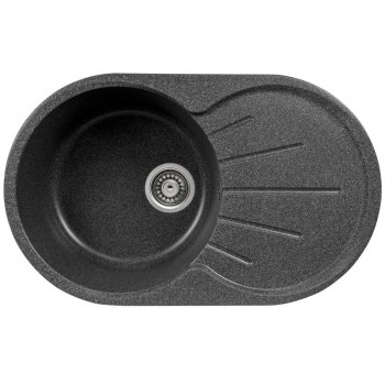 Мойка кухонная GERHANS А02 (графит) Мойка кухонная GERHANS А02 (графит)