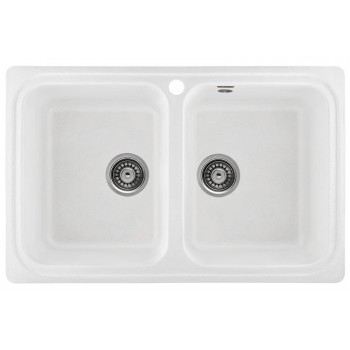 Мойка кухонная GERHANS С02 (белая) Мойка кухонная GERHANS С02 (белая)