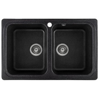 Мойка кухонная GERHANS С02 (черная) Мойка кухонная GERHANS С02 (черная)