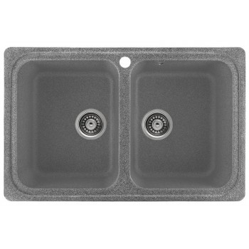 Мойка кухонная GERHANS С02 (графит) Мойка кухонная GERHANS С02 (графит)