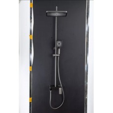 Душевая система Frap F2487-9, Оружейная сталь