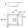 Кухонная мойка премиум Gerhans K36050-X Кухонная мойка премиум Gerhans K36050-X