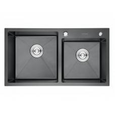 Кухонная мойка премиум Gerhans K37843B-S Графит Кухонная мойка премиум Gerhans K37843B-S Графит