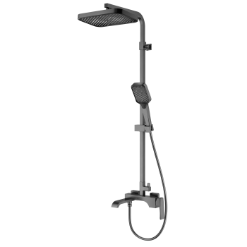 Душевая система для ванны Raglo R02.24.09 Графит|Оружейная сталь Душевая система для ванны Raglo R02.24.09 Графит|Оружейная сталь