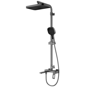 Душевая система для ванны Raglo R51.24.09 Графит|Оружейная сталь Душевая система для ванны Raglo R51.24.09 Графит|Оружейная сталь