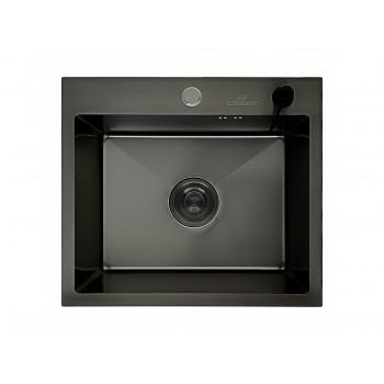 Кухонная мойка W35044BD Wisent Графит-Декор Кухонная мойка W35044BD Wisent Графит-Декор