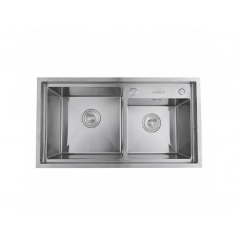 Кухонная мойка WS7843-S + WW405A Wisent Стальной Кухонная мойка WS7843-S + WW405A Wisent Стальной